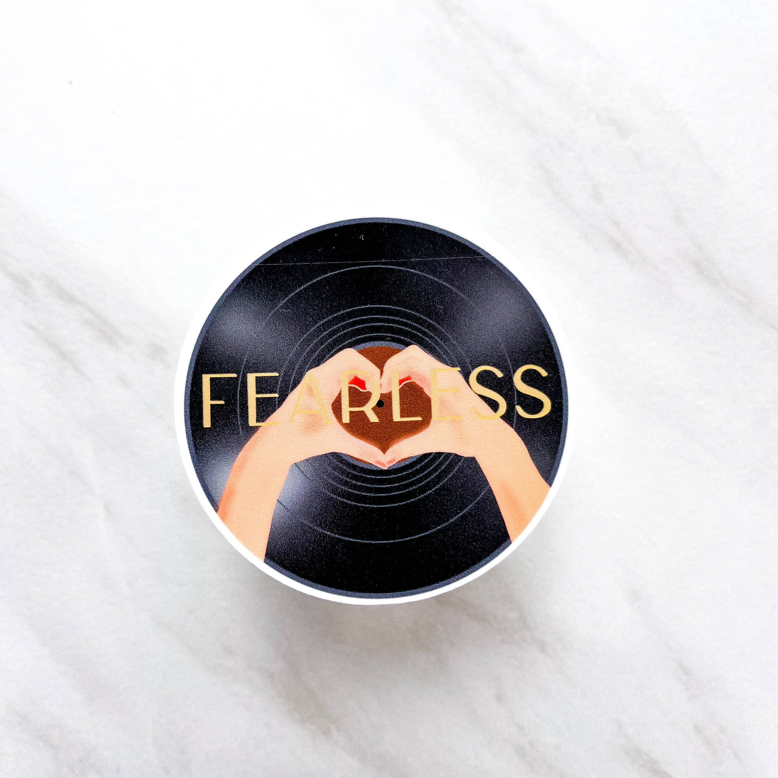 Fearless Vinyl Record Taylor Swift Inspired Sticker